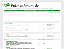 Tablet Screenshot of palmenforum.de